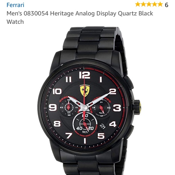 Ferrari6Men's 0830054 Heritage Analog Display